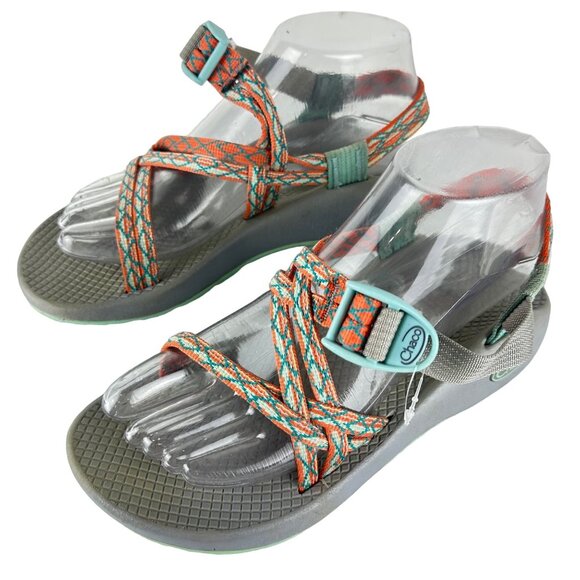 Chaco Womens 6 Classic Paloma Tangerine Sandals Outdoor Hiking J106096 Comfort - Picture 5 of 16